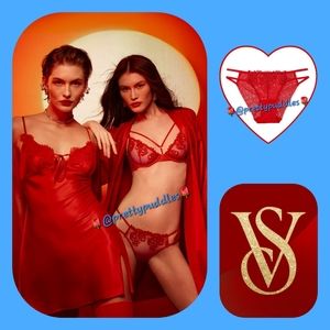 🐉 VS Very Sexy Dragon Embroidered Mesh Strappy Cheekini Panty 🐉